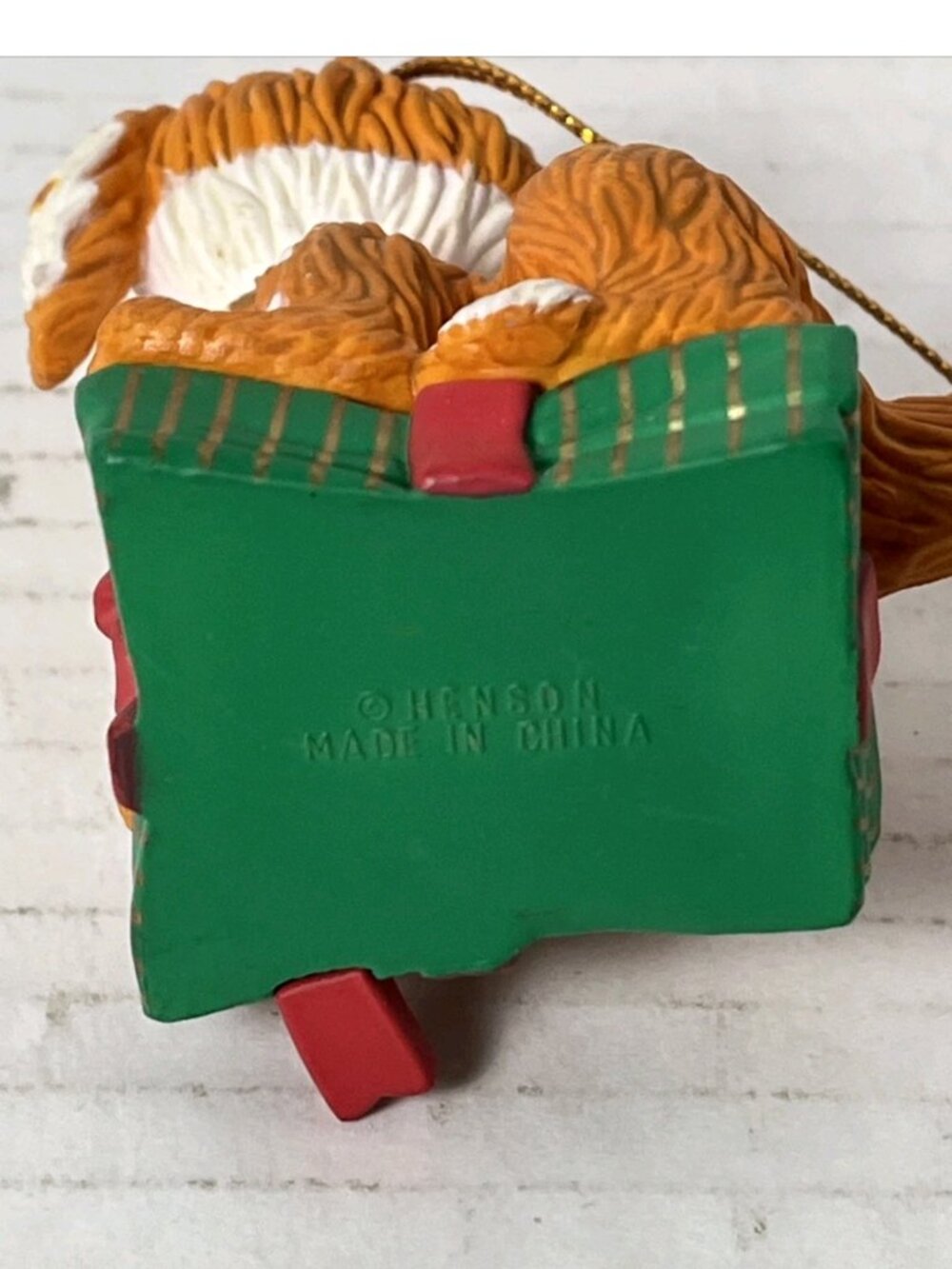 Sesame Street Barkley Dog Christmas Ornament Gift Present Vintage - Picture 11 of 12